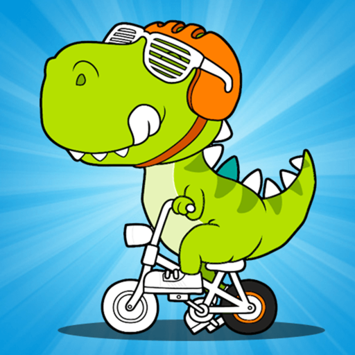 Click And Color Dinosaur icon