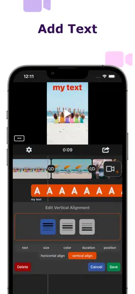 Game screenshot Add Music & Text Video Editor apk