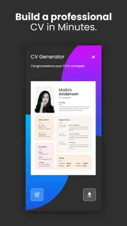 resume builder : pdf viewer iphone screenshot 1