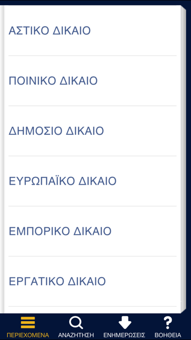 Screenshot #2 pour ΝΟΜΙΚΗ ΒΙΒΛΙΟΘΗΚΗ - 4 ΚΩΔΙΚΕΣ