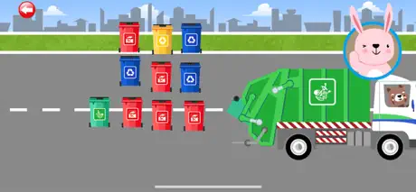 Garbage Truck: Clean Rubbish