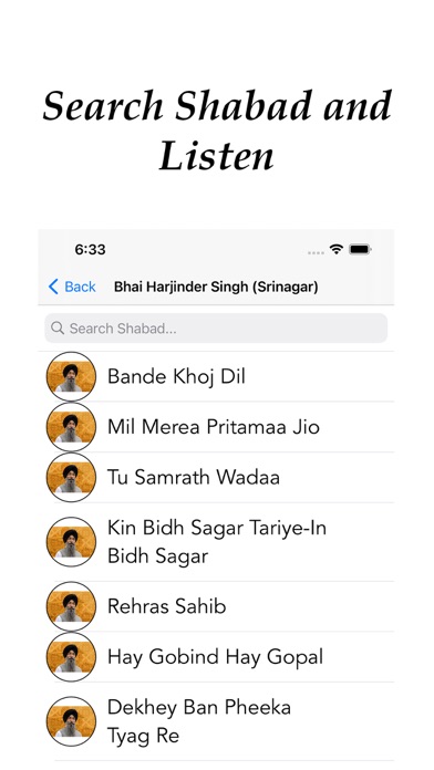 Shabad Gurbani App Screenshot