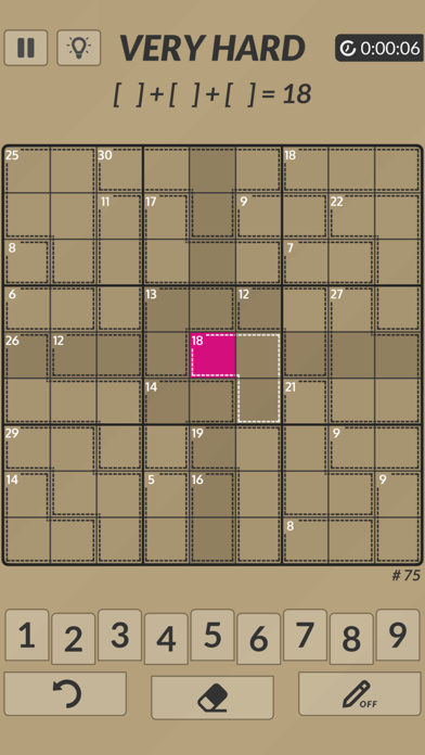 Killer Sudoku : X Screenshot