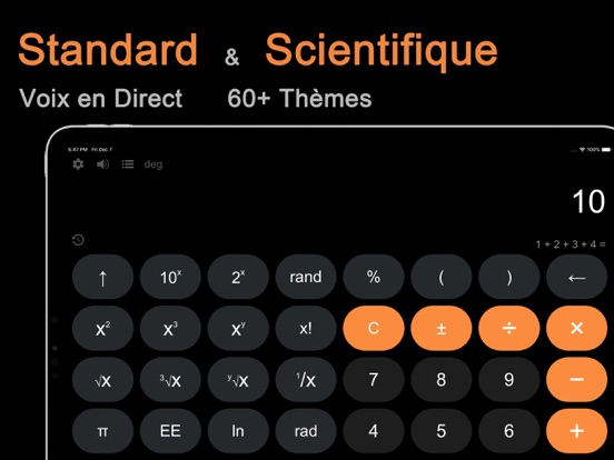 Screenshot #4 pour DayCalc - Calculatrice HD