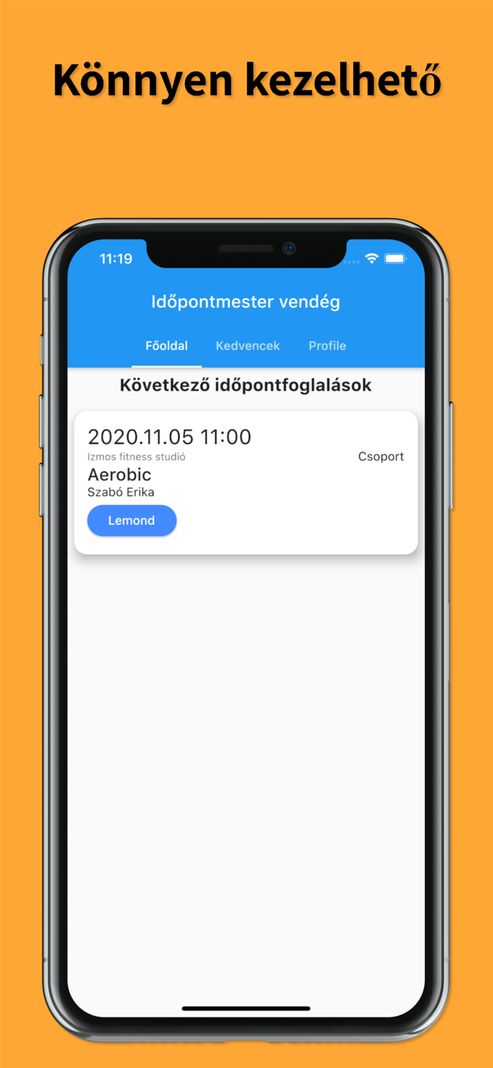 Idopontmester vendeg