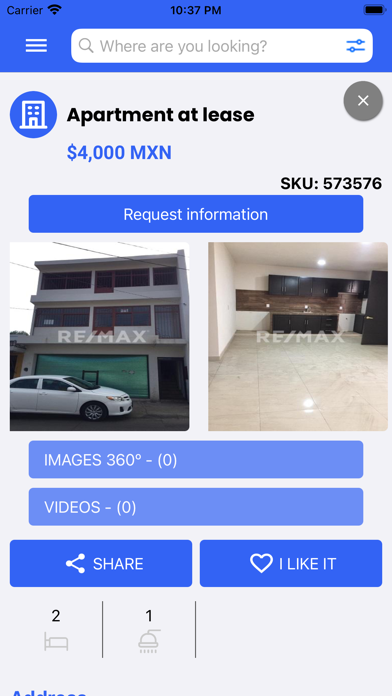 Renta o Venta Screenshot