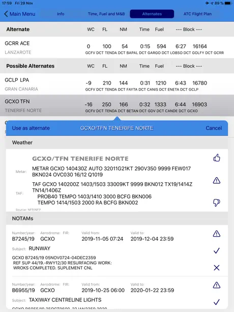 Flight Briefing