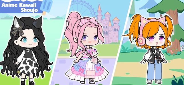 Dress Up Chibi Character Games For Teens Girls  Kids Free  kawaii style  pretty creator princess and cute anime for girl by pisan kemthong
