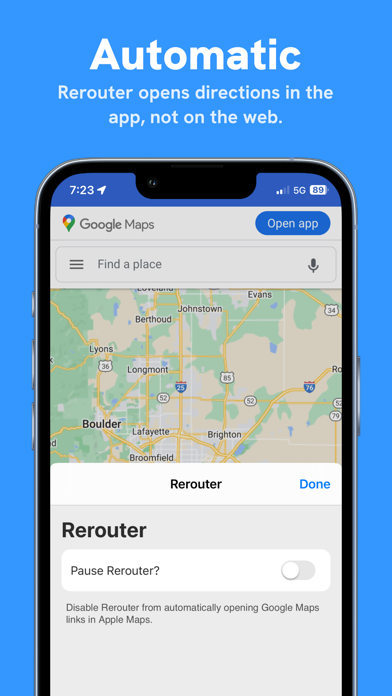 Rerouter - Open Links in Mapsのおすすめ画像2