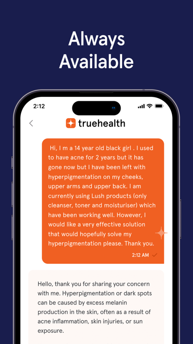 TrueHealth - Healthcare AI Screenshot