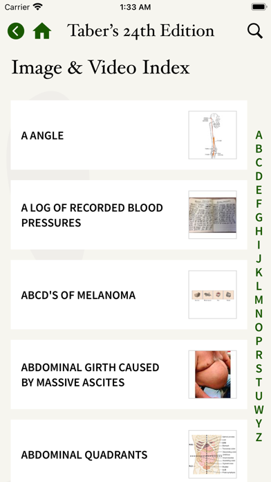 Medical Dictionary 24th Ed. Screenshot