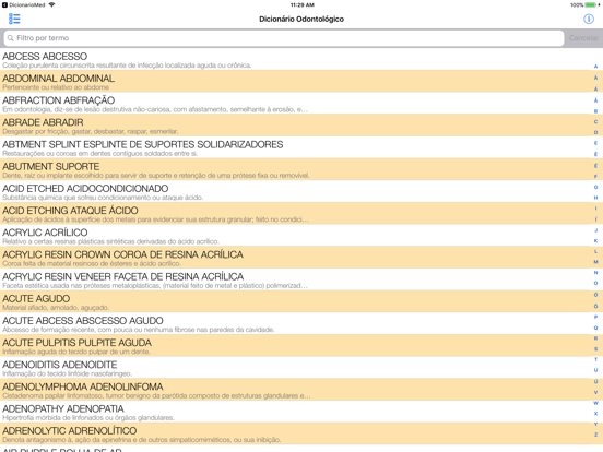Screenshot #4 pour Dicionário Odontológico