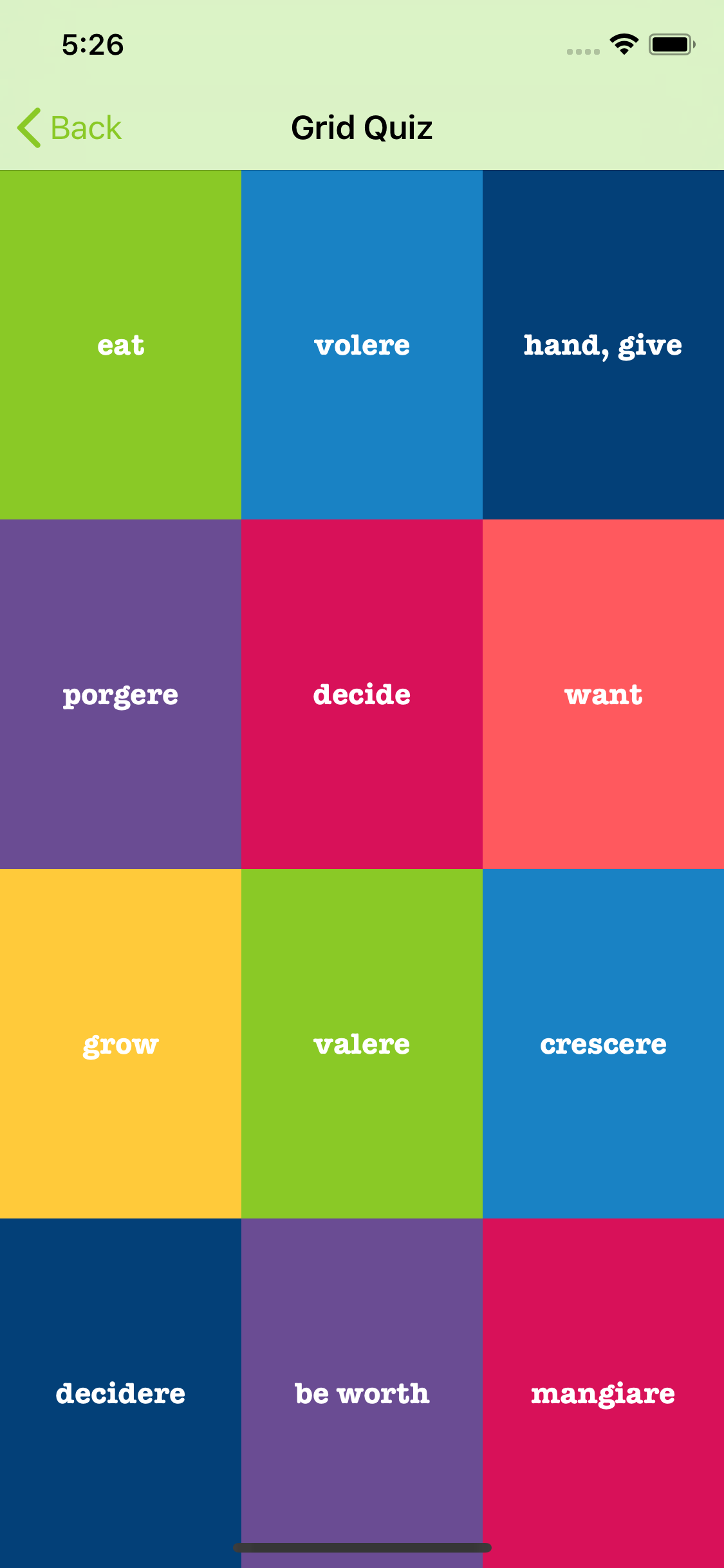 Italian Verb Blitz screenshot 4