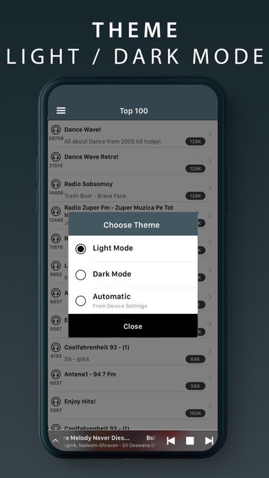 Radio Tuner - Live FM Stations Screenshot