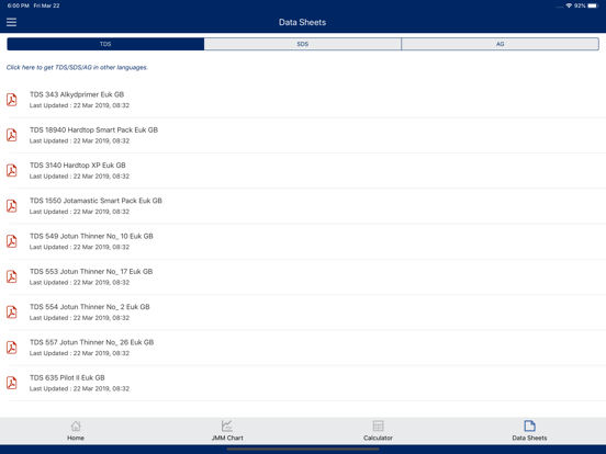 Jotun Maintenance Manual iPad screenshot