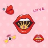 Hot Girl Lips Sticker - iPadアプリ