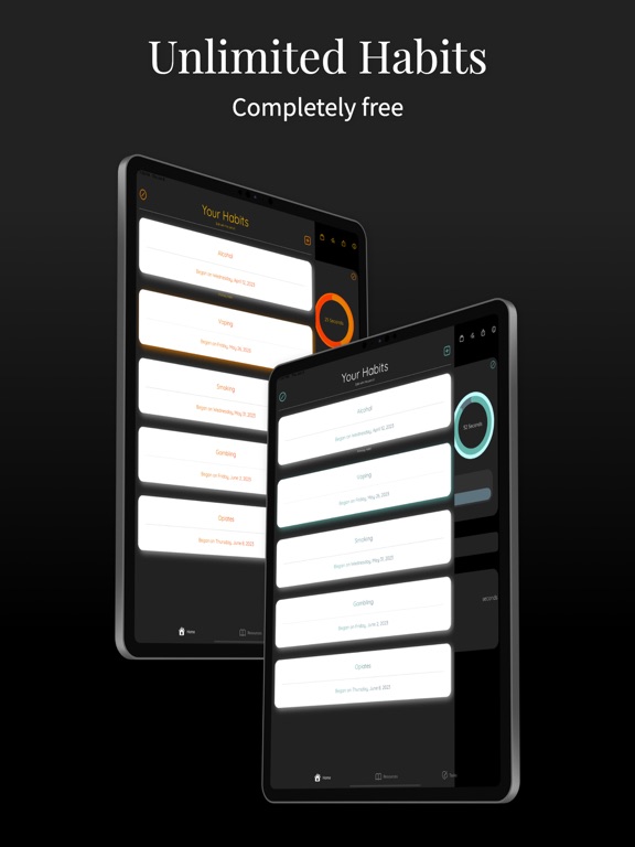 Habit Hippo • Quit Addictions iPad screenshot 4 - Health & Fitness app