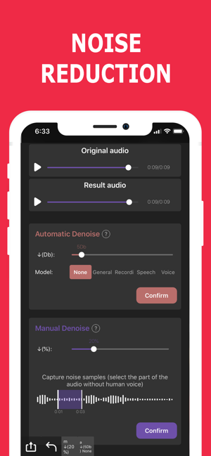 ‎Éditeur d'Audio Tool Capture d'écran