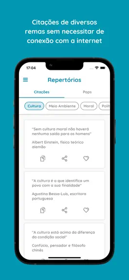 Game screenshot Citaí - Citações e Propostas mod apk