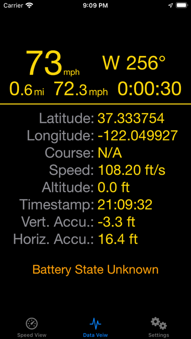 iSpeed Speedometer Screenshot