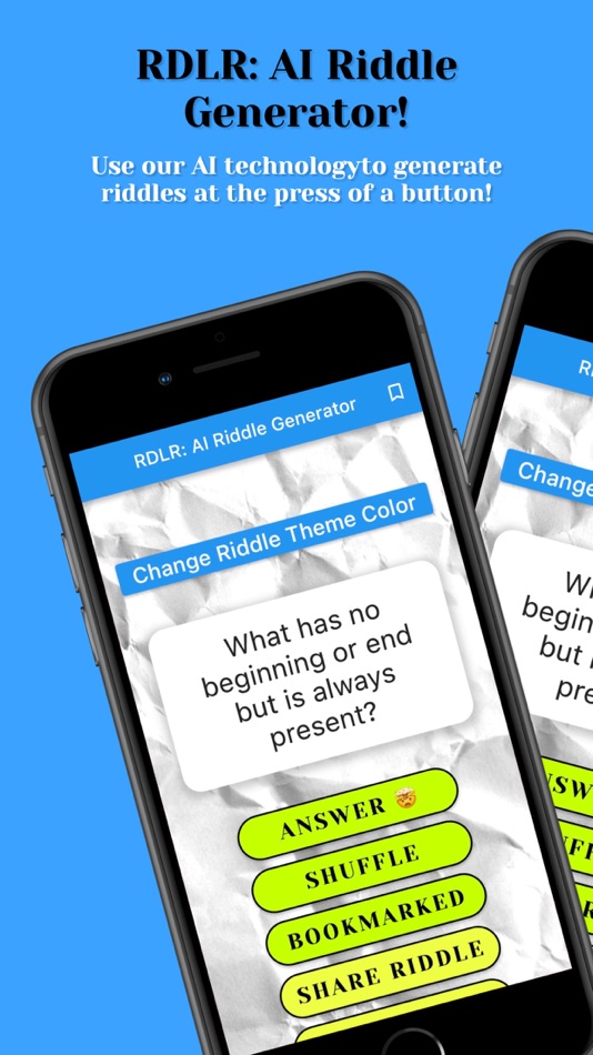 #1. RDLR: AI Riddle Generator (iOS) 게시자: Colr Club