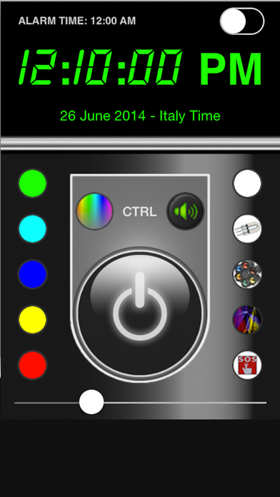 Screenshot #1 pour Stroboscope Alarm Clock