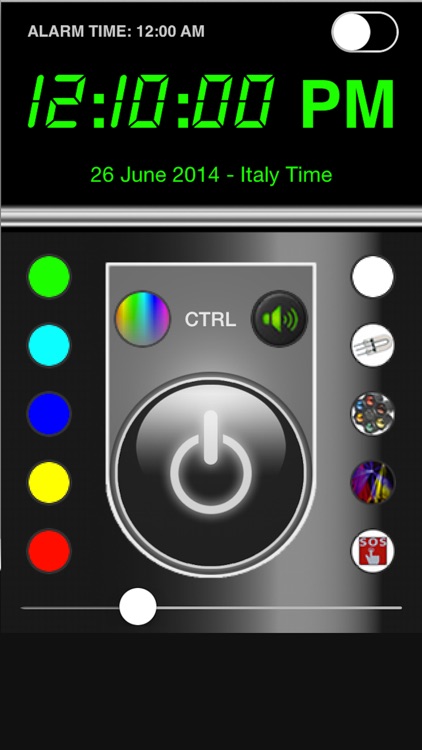 Stroboscope Alarm Clock