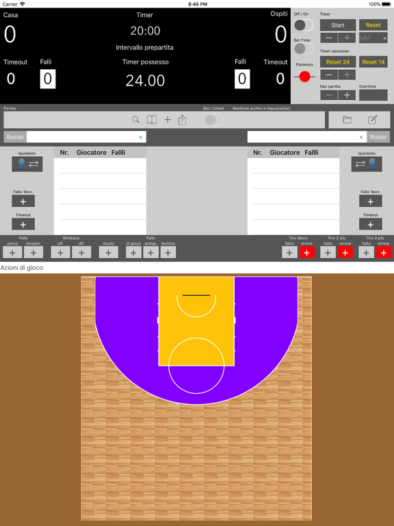Screenshot #4 pour Segnapunti basket light