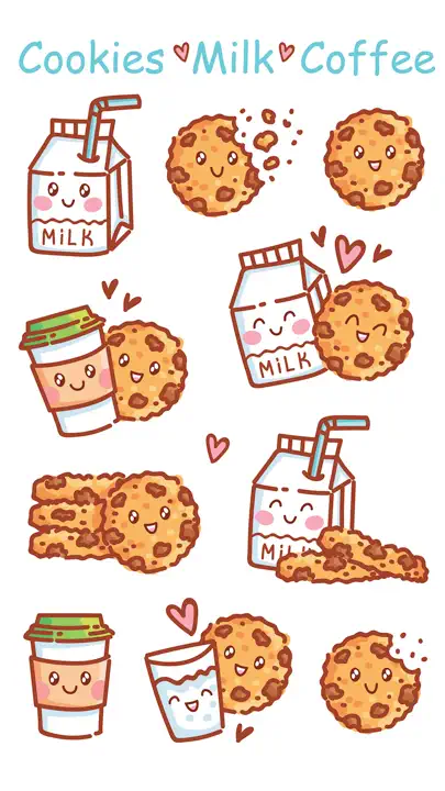 Cookies Milk & Coffee Love iPhone-skjermbilde 1