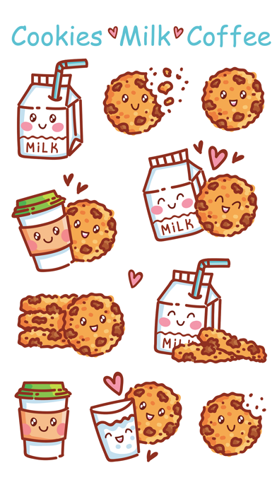 Cookies Milk & Coffee loveのおすすめ画像1