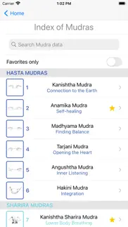 hand mudras iphone screenshot 2