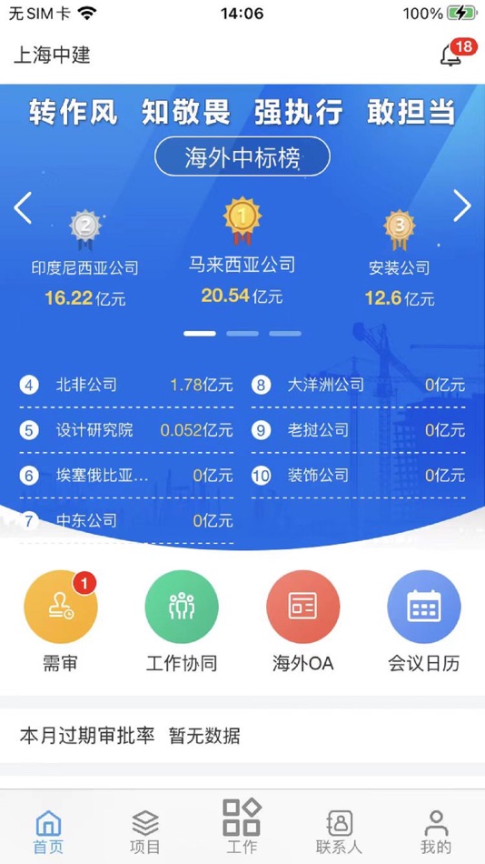 #1. 上海中建 (iOS) โดย: CHINA STATE CONSTRUCTION OVERSEAS DEVELOPMENT CO.,LTD