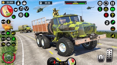 Army Truck Drive Offroad Game Screenshot