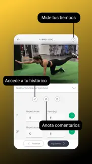la huella workout club iphone screenshot 2