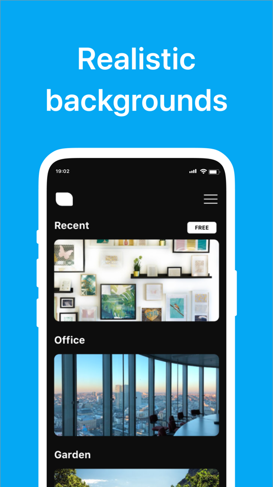 #2. Virtual backgrounds - (iOS) By: Mustafa Uz