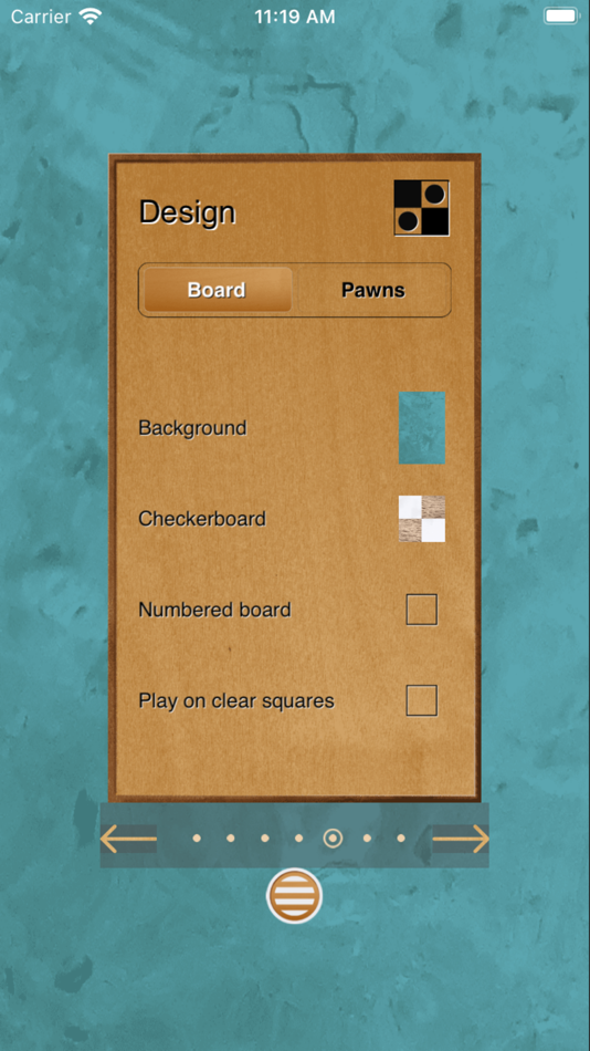 #6. Checkers game (macOS) By: Itchigoo