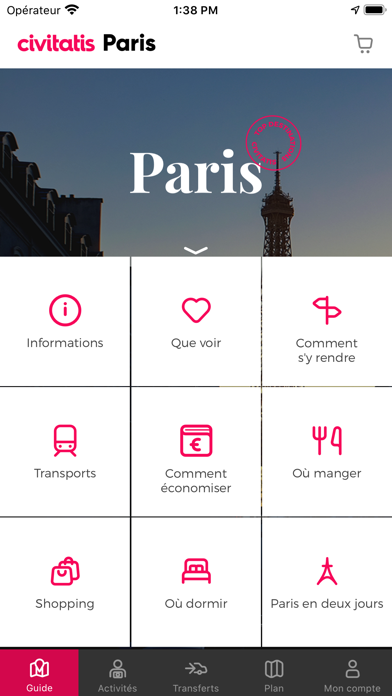 Screenshot #2 pour Guide de Paris Civitatis.com
