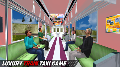 Hilly Train Taxi Adventure Screenshot