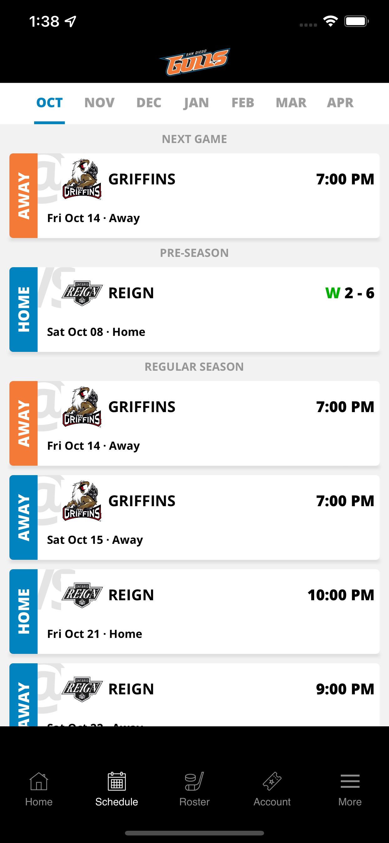 San Diego Gulls Hockey