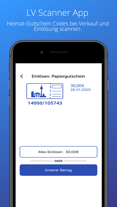 Screenshot #1 pour Local Voucher Scanner App