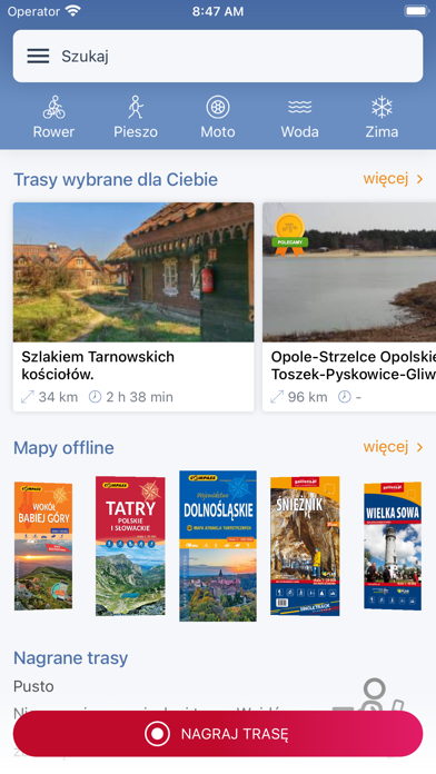 Traseo. Szlaki, trasy, mapy Screenshot