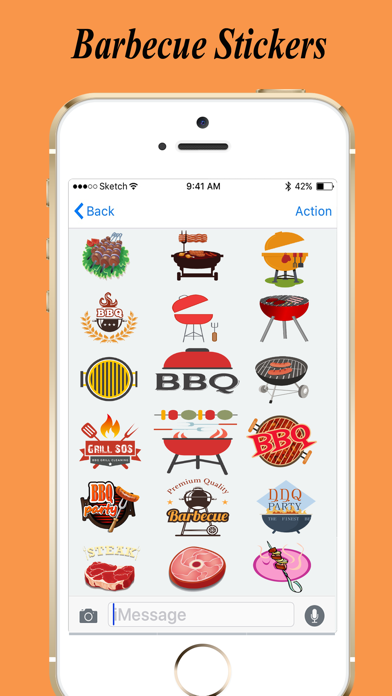 Barbecue Emojis Screenshot