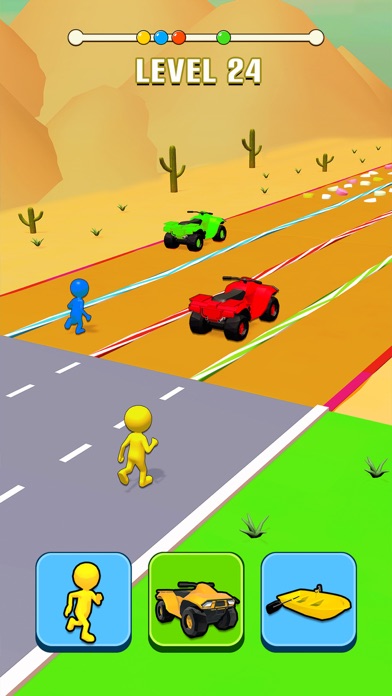 Shape Transform Car Race Screenshot