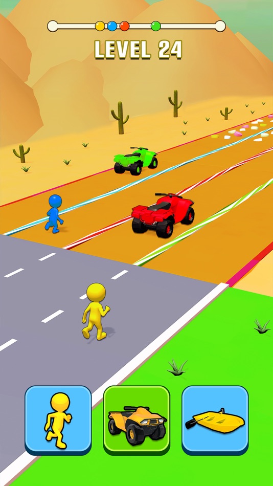 #6. Shape Transform Car Race (iOS) 由: Awon Haider Naqvi