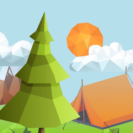 Camping master : tents & trees icon