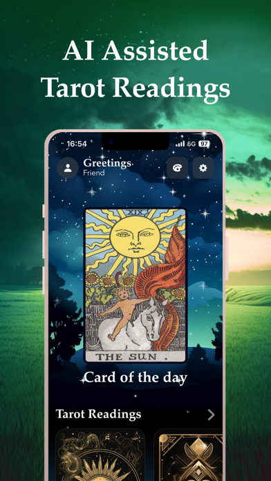 Tarot Card Reading - Witch AI Screenshot