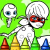Glitter Ladybug Coloring Fun icon