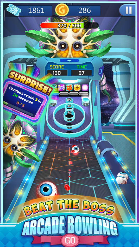 #4. Arcade Bowling Go: Board Game (iOS) Bởi: Shiquan SHI