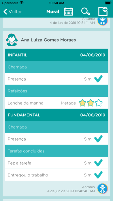 Screenshot #2 pour Diário Escola Pais EI