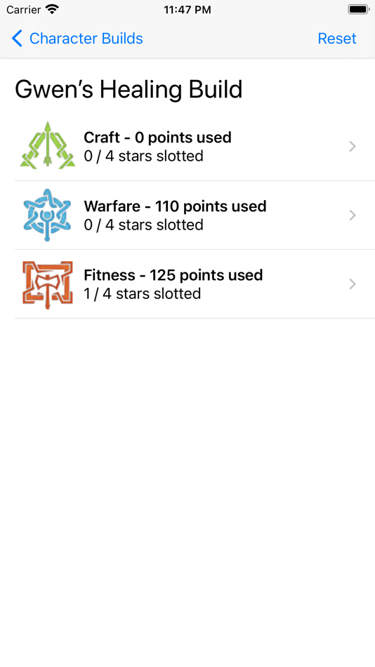 #1. ESO Champion Point Calculator (iOS) Podle: Erik von Harten